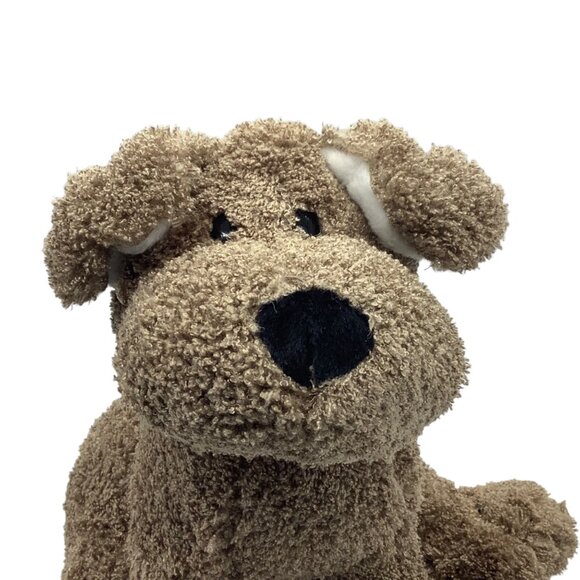 Commonwealth 2000 Brown Plush Puppy Dog Toy Stuffed Animal Sitting 8" Y2K - Picture 2 of 7